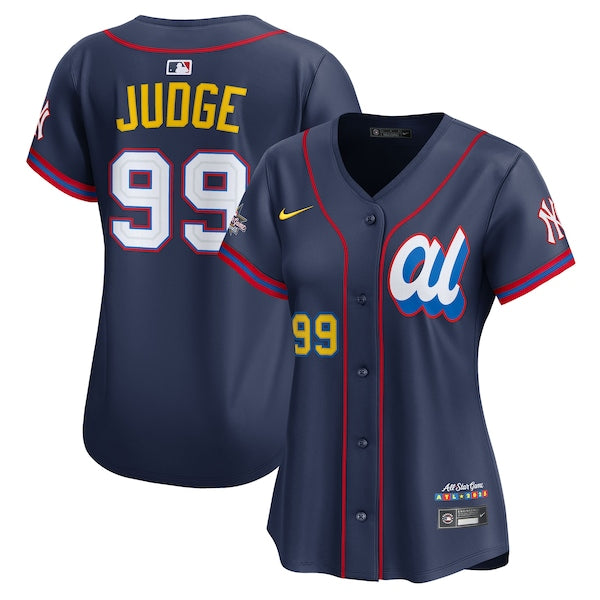 Aaron Judge American League Nike Women's 2025 All-Star Edition Limited Player Jersey - Navy