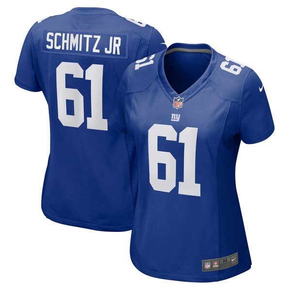 John Michael Schmitz Jr. New York Giants Nike Women's  Game Jersey -  Royal