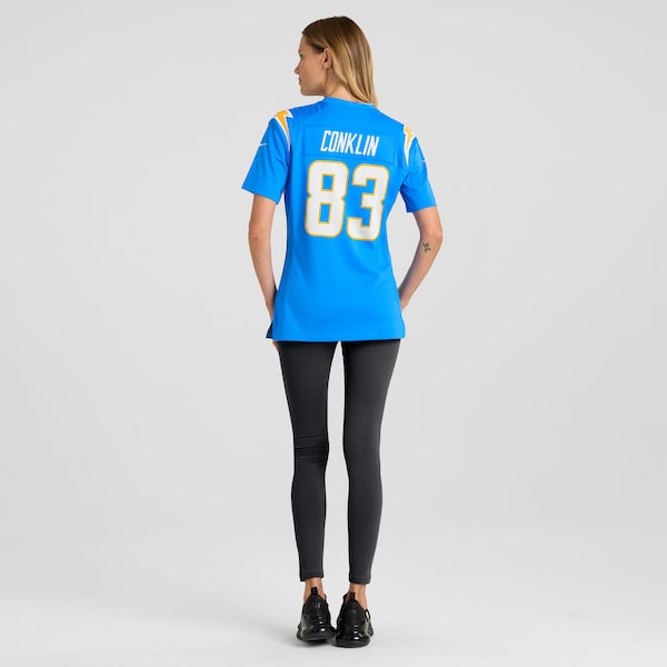 Tyler Conklin Los Angeles Chargers Nike Women's Team Game Jersey -  Powder Blue