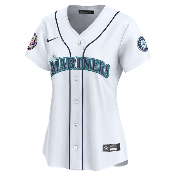 Ichiro Suzuki Seattle Mariners Nike Women's Home Retired Hall of Fame Patch Limited Jersey - White