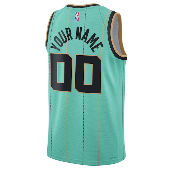 Charlotte Hornets Jordan Brand Unisex 2024/25 Custom Swingman Jersey - City Edition - Mint