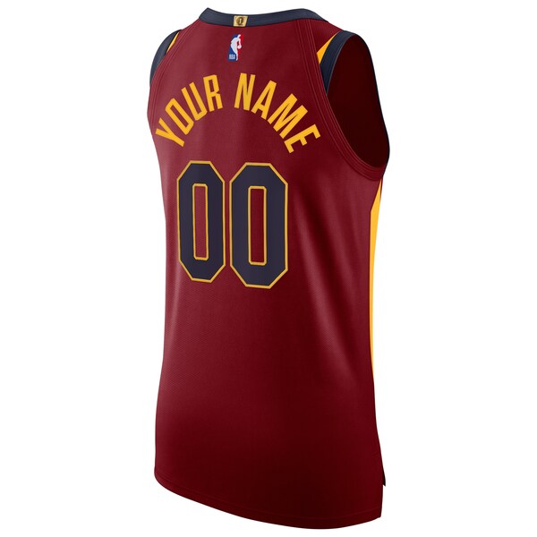Cleveland Cavaliers Nike Authentic Custom Jersey Wine - Icon Edition