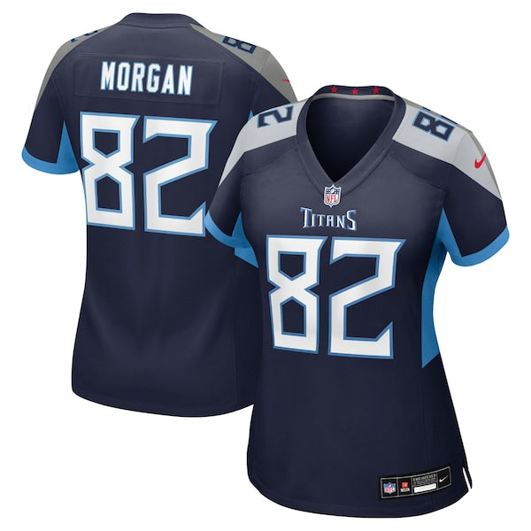 Stanley Morgan Tennessee Titans Nike Women's Team Game Jersey -  Navy