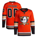 Anaheim Ducks adidas  Alternate  Primegreen Authentic Custom Jersey - Orange