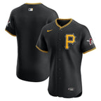 Pittsburgh Pirates Nike Alternate Elite Jersey - Black/White