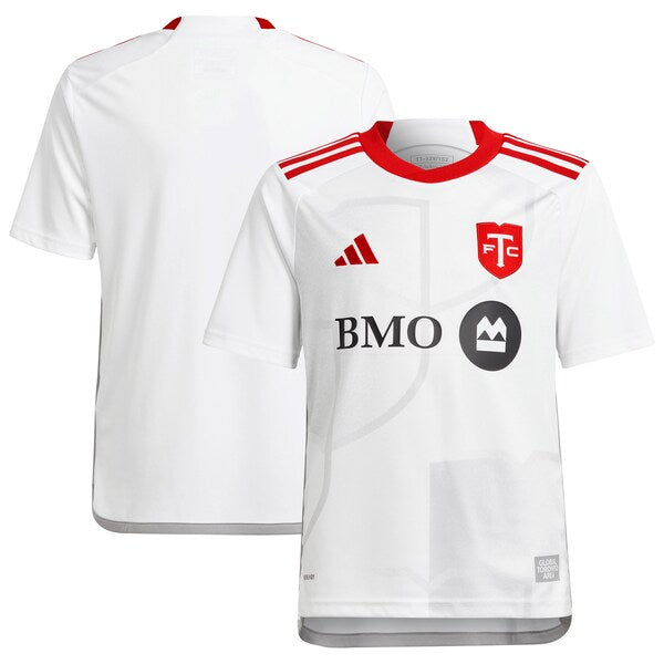 Toronto FC adidas Youth 2024 GTA Kit Replica Jersey – White