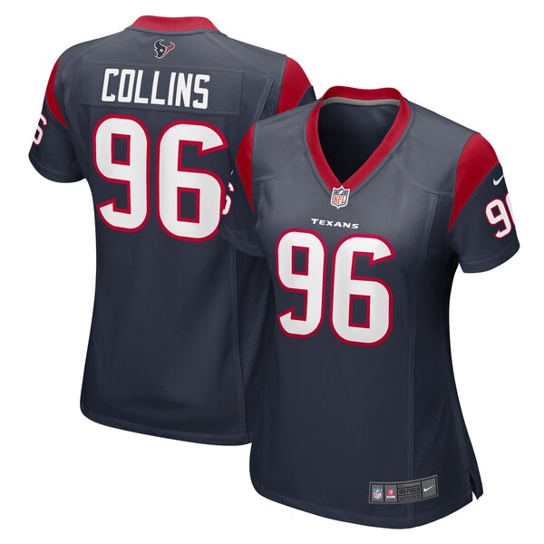 Maliek Collins Houston Texans Nike Women's Game Player Jersey - Navy