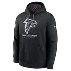 Atlanta Falcons Nike 2024 NFL Crucial Catch Club Pullover Hoodie - Black