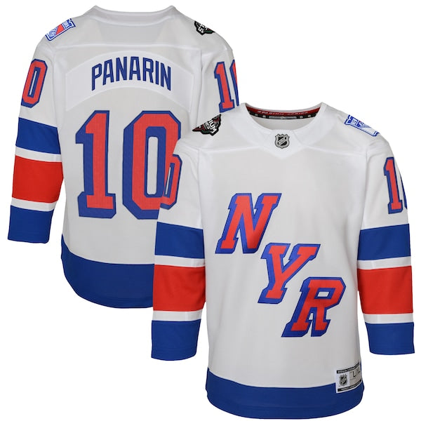 Artemi Panarin New York Rangers Youth 2024 NHL Stadium Series Premier Player Jersey – White