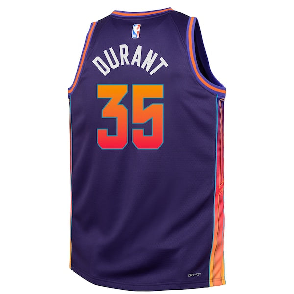Kevin Durant Phoenix Suns Nike Youth  Swingman Replica Jersey - City Edition - Purple
