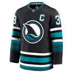 Logan Couture San Jose Sharks  Alternate Premium Jersey - Black/Teal