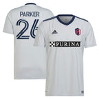 Tim Parker St. Louis City SC adidas 2024 The Spirit Kit Replica Jersey - Gray