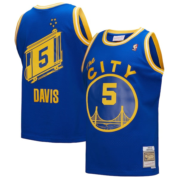 Baron Davis Golden State Warriors  Hardwood Classics 2004/05 Swingman Jersey - Royal