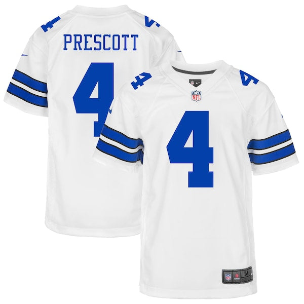 Dak Prescott Dallas Cowboys Nike Youth Game Jersey - White/Navy