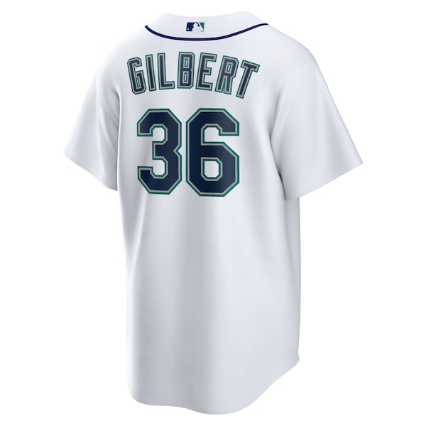 Logan Gilbert Seattle Mariners Nike Home Replica Jersey - White