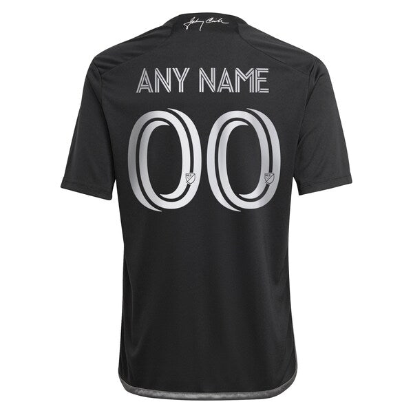 Nashville SC adidas Youth 2024 Man In Black Kit Replica Custom Jersey - Black