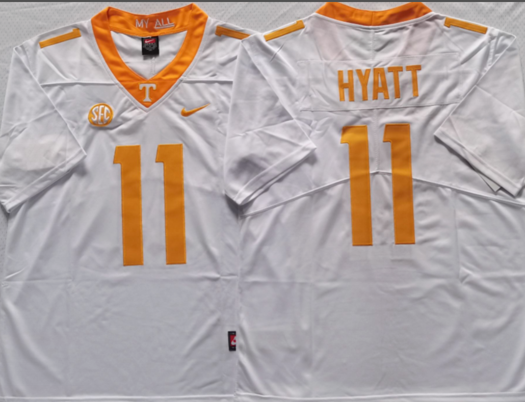 Jalin Hyatt NCAA Tennessee Volunteers Nike Vapor Limited Jersey