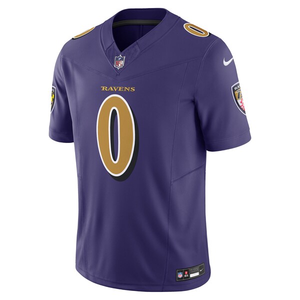 Roquan Smith Baltimore Ravens Nike Alternate 2 Vapor F.U.S.E. Limited Jersey - Purple/Black