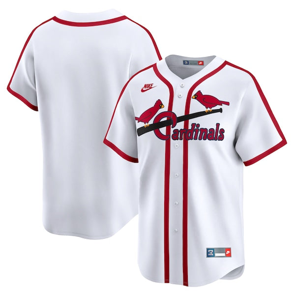 St. Louis Cardinals Nike Cooperstown Collection Limited Jersey - White/Blue