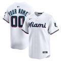 Miami Marlins Nike Youth Home Custom Limited Jersey - White