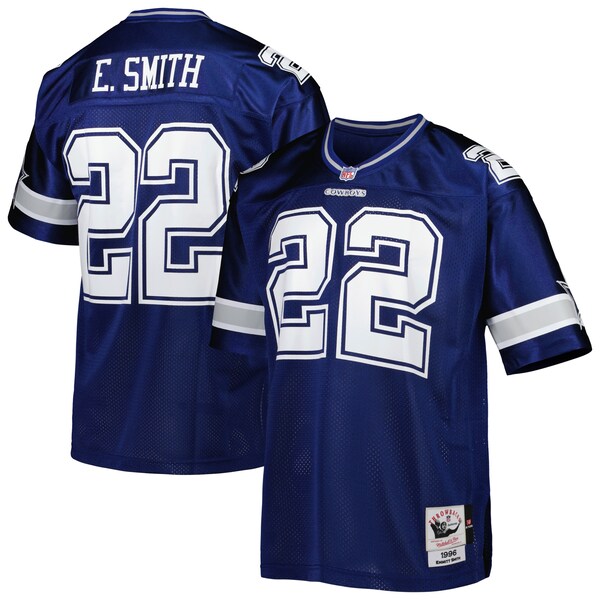 Emmitt Smith Dallas Cowboys 1996 Authentic Throwback Retired Player Jersey - Navy