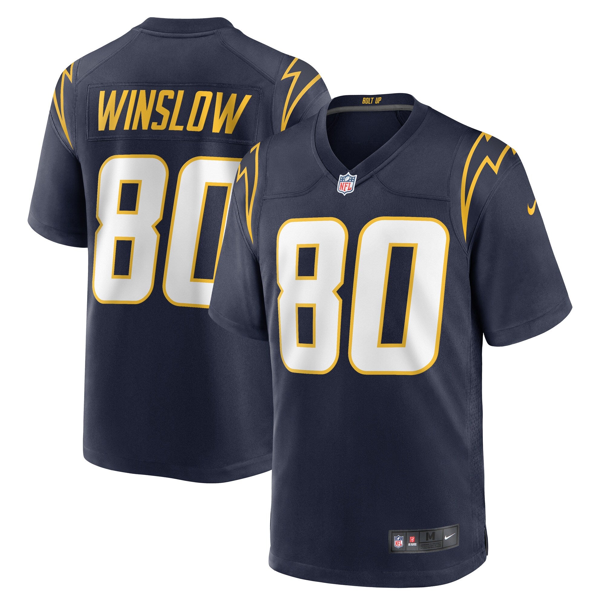 Kellen Winslow Los Angeles Chargers Nike Game Retired Player Jersey - Powder Blue/Navy