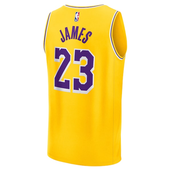 LeBron James Los Angeles Lakers  Youth Fast Break Replica Player Jersey - Icon Edition - Gold