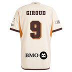 Olivier Giroud LAFC adidas 2024 Archive Authentic Jersey - Tan