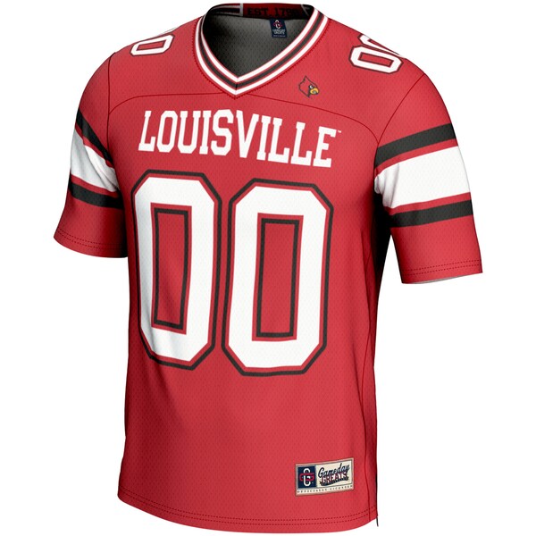 Louisville Cardinals GameDay Greats NIL Pick-A-Player Football Jersey - Red/White/Black