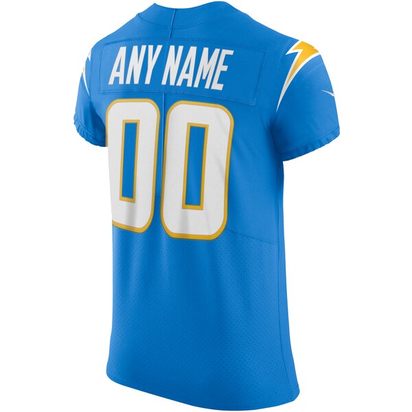 Los Angeles Chargers Nike Vapor Elite Custom Jersey - Powder Blue
