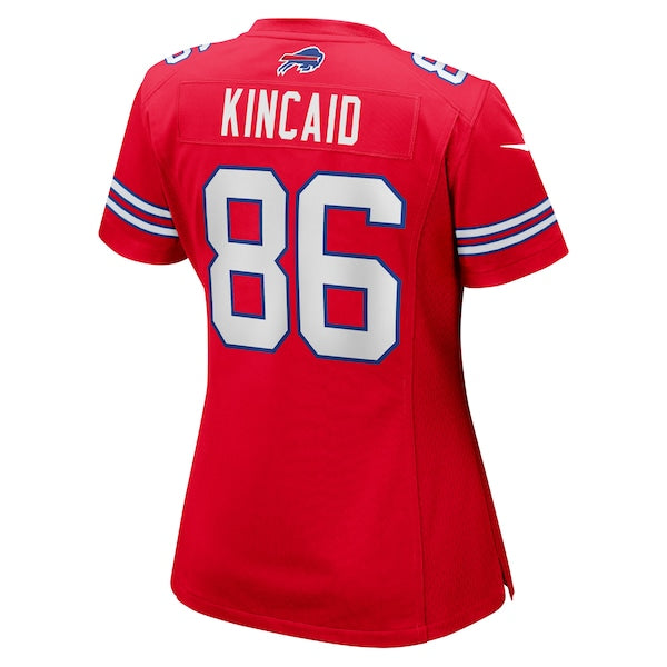 Dalton Kincaid Buffalo Bills Nike Women's Alternate Game Jersey - Red/Royal