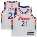 Joel Embiid Philadelphia 76ers Nike Toddler 2024/25 Swingman Player Jersey - City Edition - White
