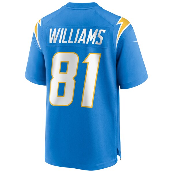 Mike Williams Los Angeles Chargers Nike Game Jersey - Powder Blue/Navy/Royal/White
