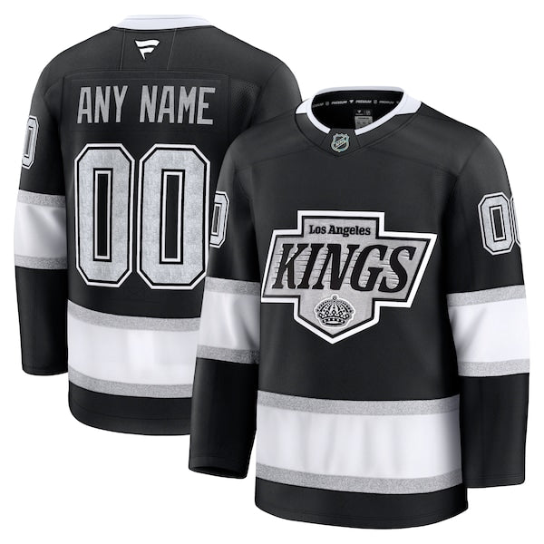 Los Angeles Kings  Home Premium Custom Jersey - Black/White