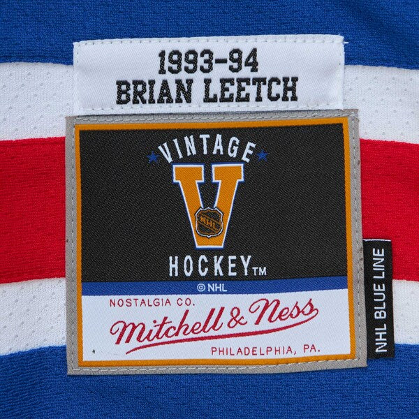 Brian Leetch New York Rangers Alternate Captain Patch 1993/94 Blue Line Player Jersey - White