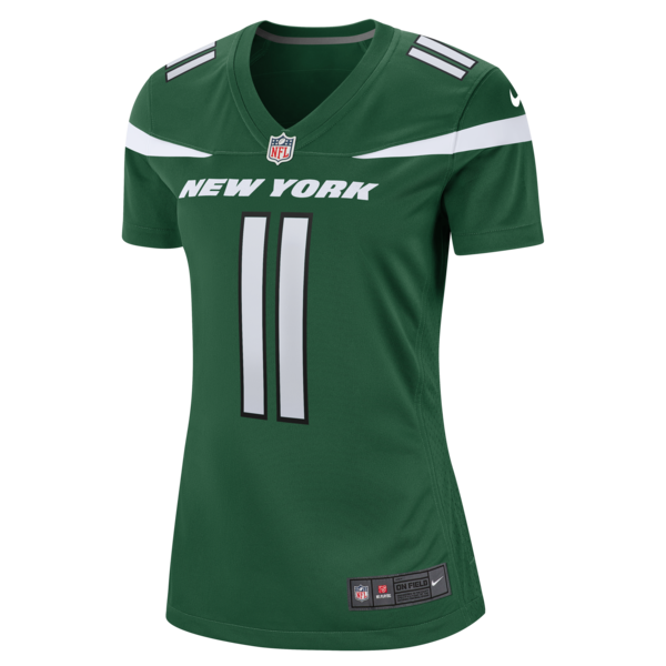Jermaine Johnson II New York Jets Nike Women's Game Jersey - Gotham Green/White