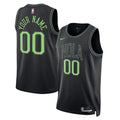 New Orleans Pelicans Nike Unisex 2025/26 City Edition Swingman Custom Jersey - Black
