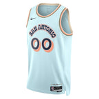 San Antonio Spurs Nike Unisex 2024/25 Custom Swingman Jersey - City Edition - Light Blue
