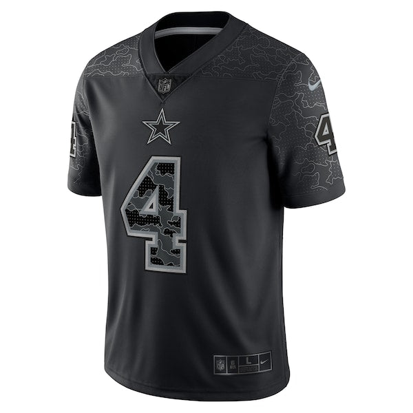 Dak Prescott Dallas Cowboys Nike RFLCTV Limited Jersey - Black