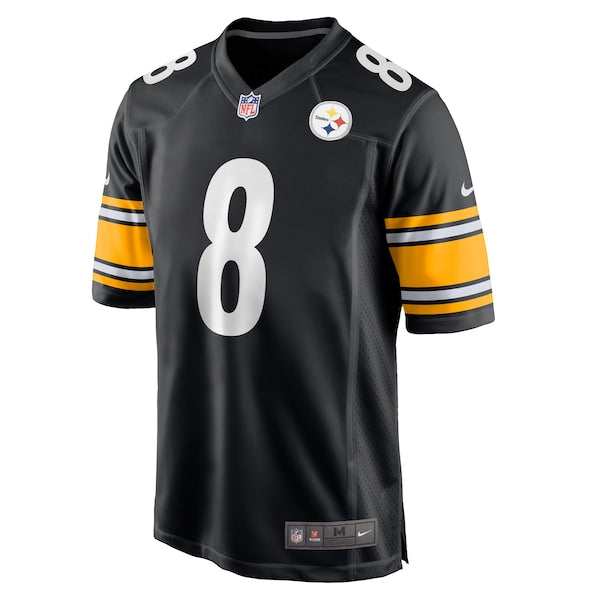 Kenny Pickett Pittsburgh Steelers Nike Youth Game Jersey - Black/White