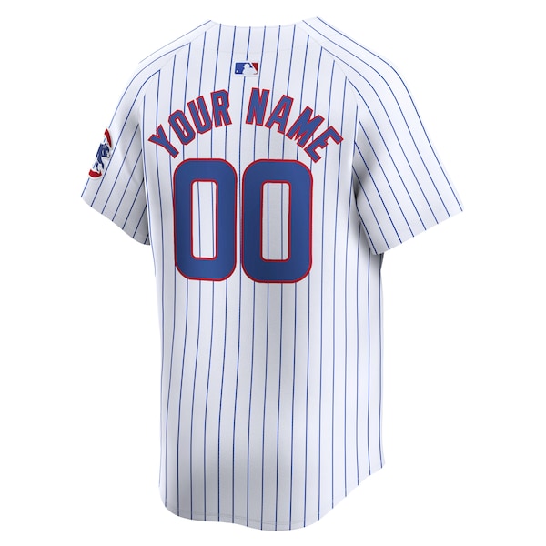 Chicago Cubs Nike Youth Home Limited Custom Jersey - White