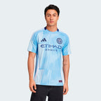 New York City FC adidas 2025 The Excelsior Kit Replica Jersey - Light Blue