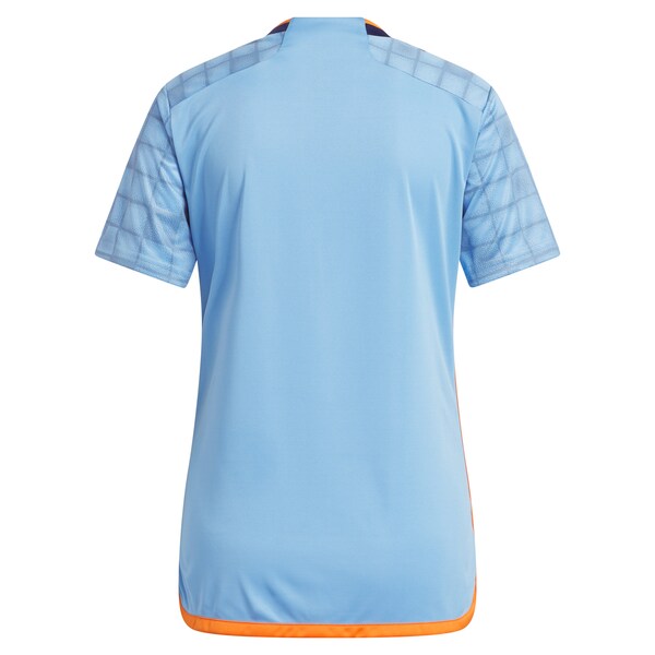 New York City FC adidas Women's 2024 The Interboro Kit Replica Jersey - Light Blue