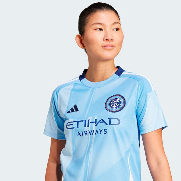 New York City FC adidas Women's 2025 The Excelsior Kit Replica Jersey - Light Blue