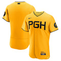 Pittsburgh Pirates Nike 2023 City Connect Authentic Jersey - Gold