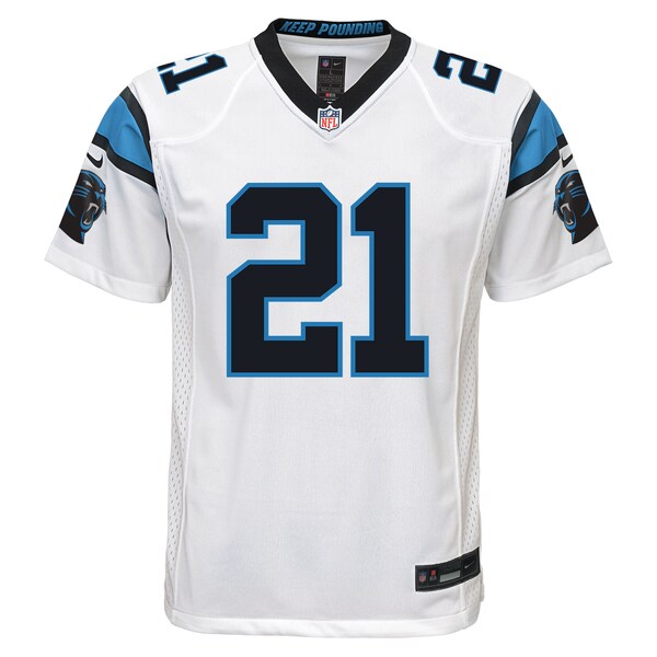 Jeremy Chinn Carolina Panthers Nike Youth Game Jersey - White/Black/Blue