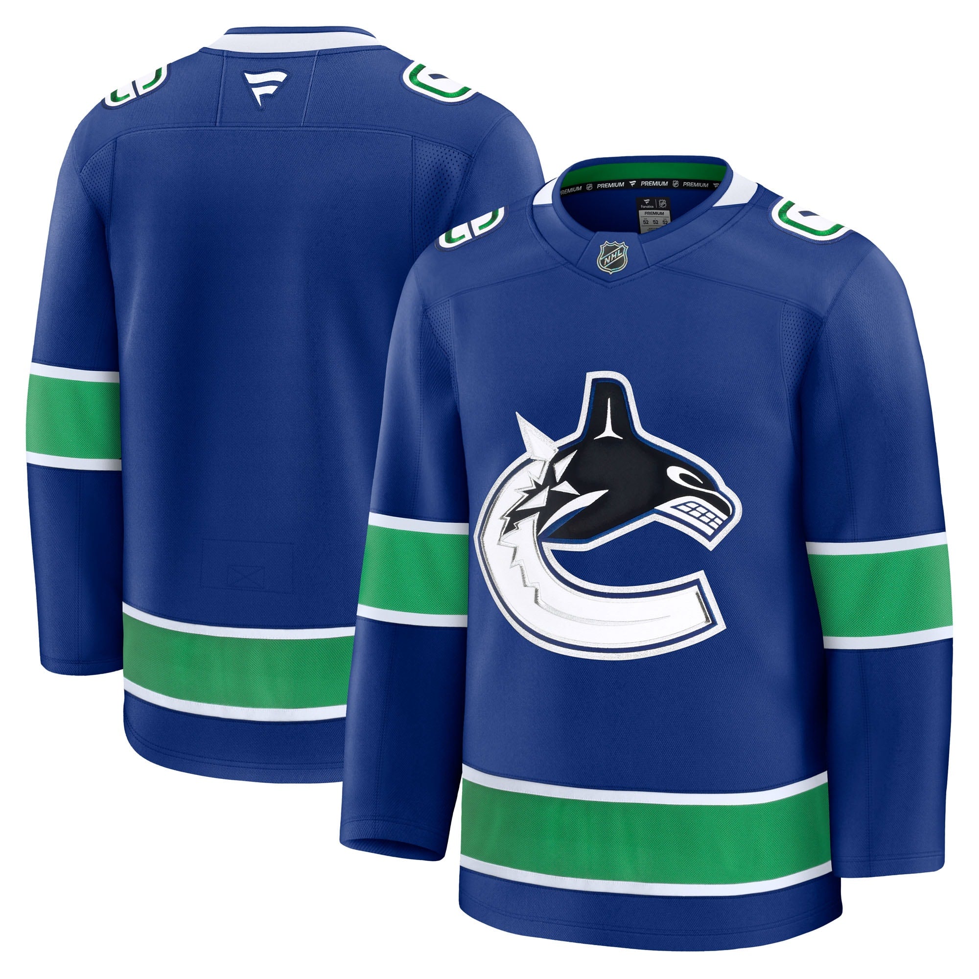 Vancouver Canucks  Alternate Premium Jersey - Black/Blue/White