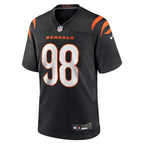 Tedarrell Slaton Jr Cincinnati Bengals Nike Team Game Jersey -  Black