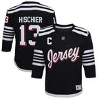 Nico Hischier New Jersey Devils Preschool 2021/22 Alternate Replica Player Jersey - Black