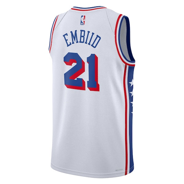 Joel Embiid Philadelphia 76ers Nike Youth Swingman Jersey - Association Edition - White